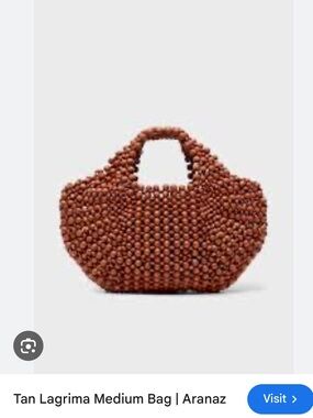 ARANAZ Tan Lagrima Medium Bag -NWT